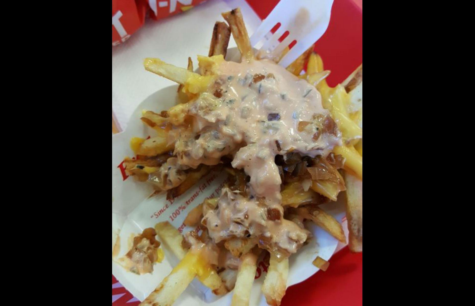 In-N-Out: Animal style burger and fries